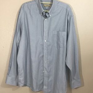 Roundtree & Yorke Long Sleeve Grey Checked Sz XL